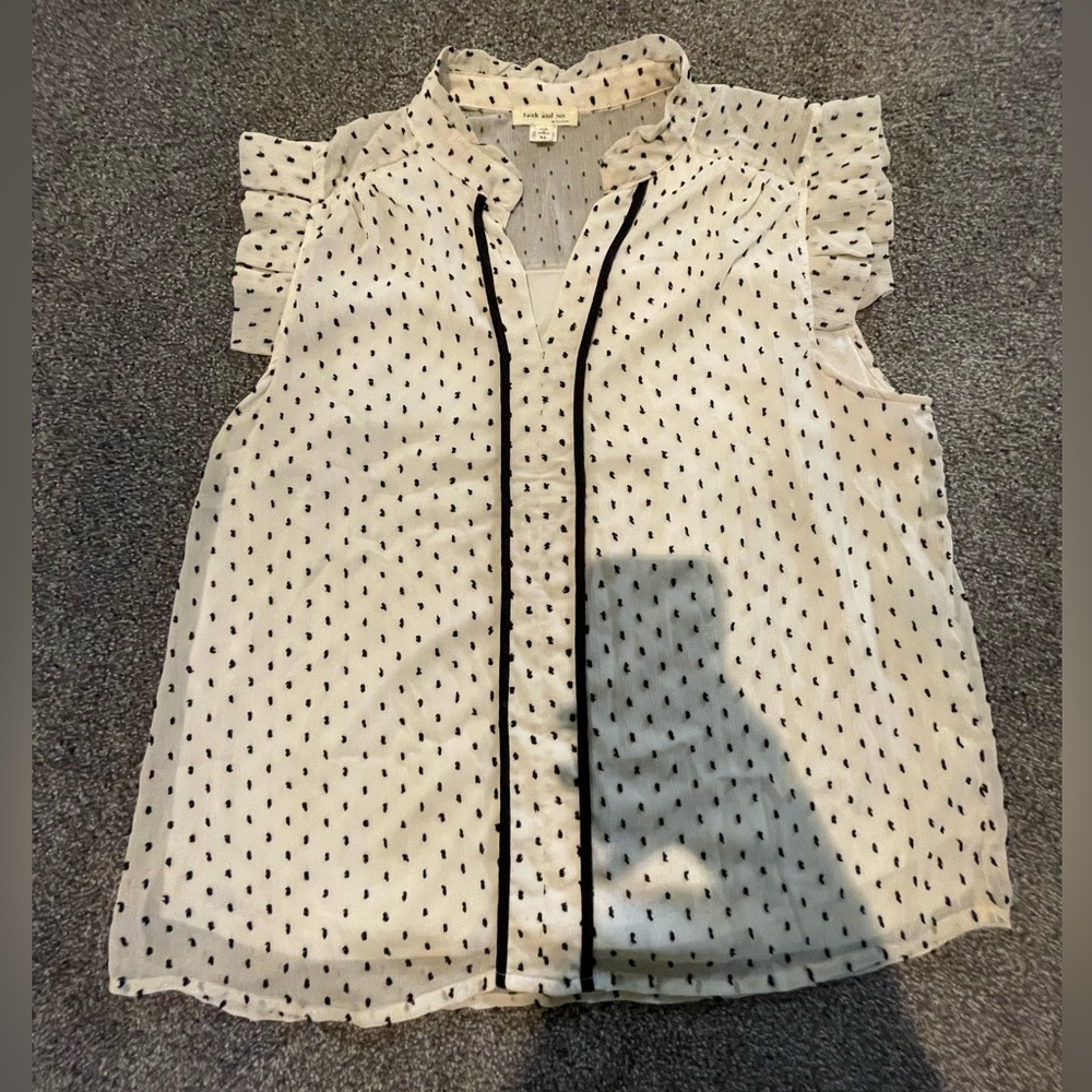 Faith and Joy blouse:Size XL
